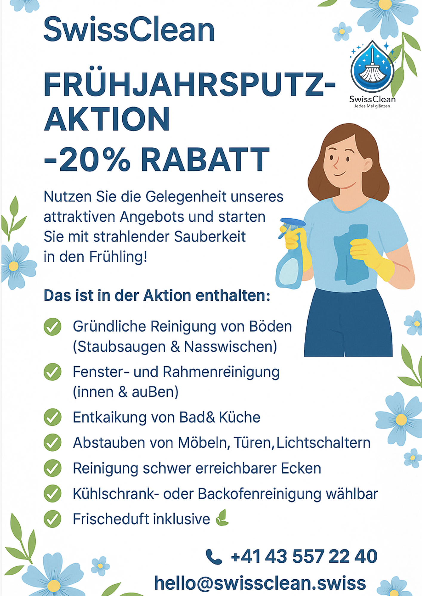 Frühjahrsputz-Aktion vom 01.04. bis 30.06. – Jetzt Termin sichern und profitieren!