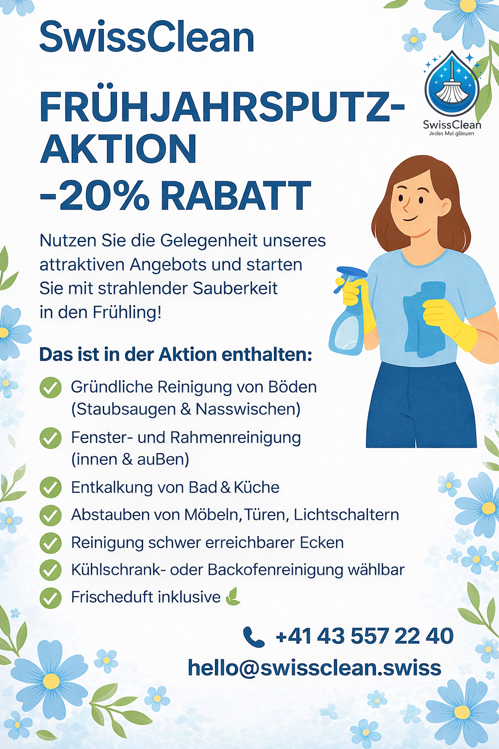 Frühjahrsputz-Aktion vom 01.04. bis 30.06. – Jetzt Termin sichern und profitieren!